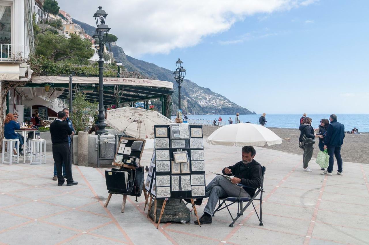 Casa Il Capriccio, Spiaggia Grande Positano Villa Eksteriør bilde